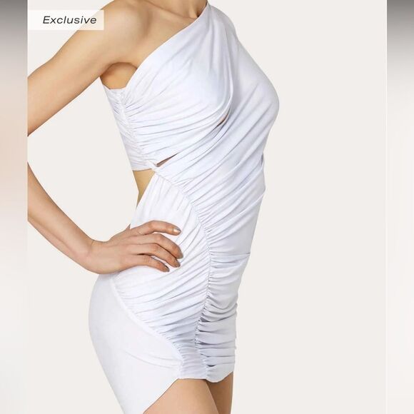 LaQuan Smith White Cut-Out Dress - Picture 4 of 6